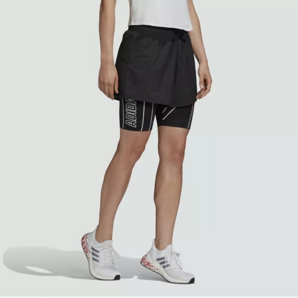 Adidas Women's Detachable 2in1 Training Shorts Size Small NWT - Picture 6 of 8